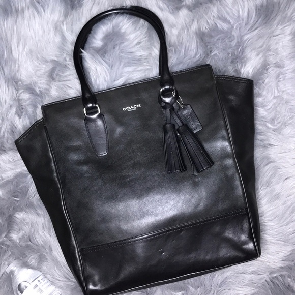 Coach Handbags - Coach Legacy leather black tote bag purse handbag